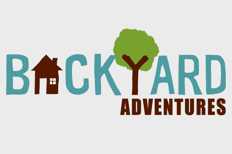 Backyard Adventures Logo. Text.