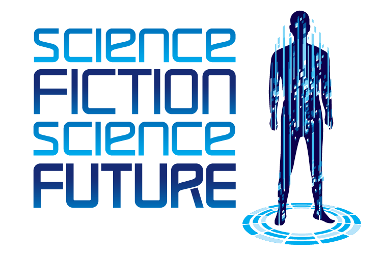 Science Fiction Science Future Logo. Text.