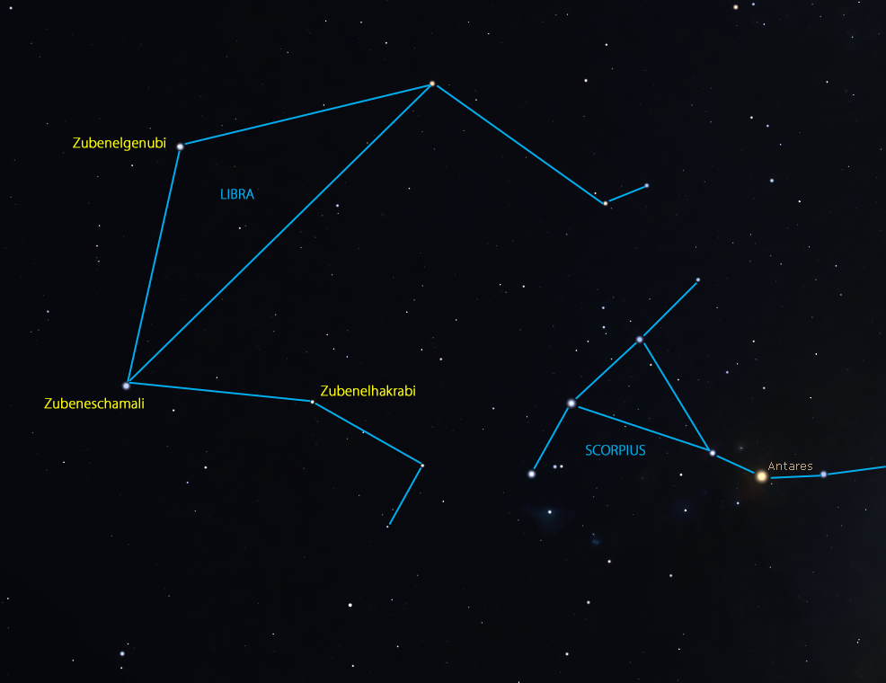 Constellation of the month - Libra the Scales