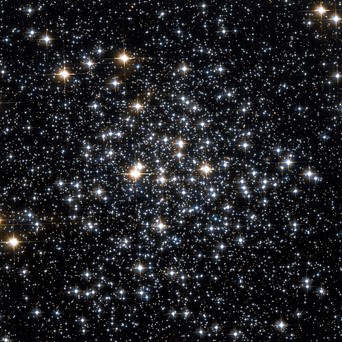 A much brighter and more defined image of the M71 globular cluster