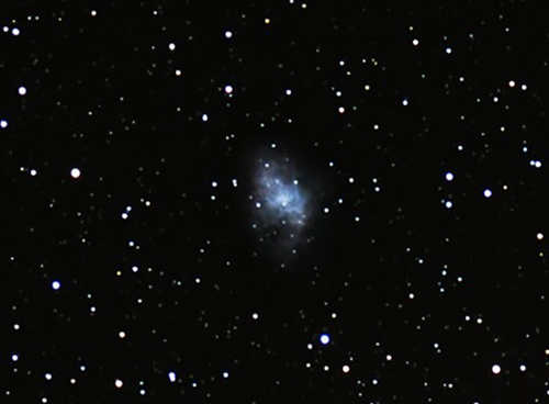Astronomical image of the Crab Nebula